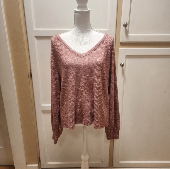 So Women's Open Back Long-sleeved Sweater NWT - Picture 2 of 10